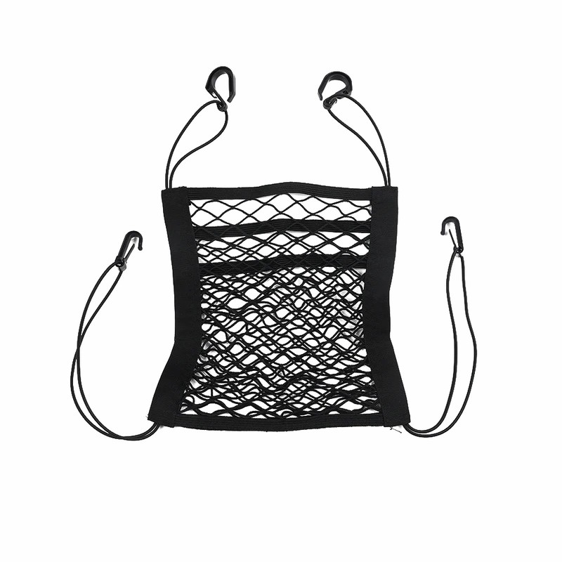 Car Seat Nylon Elastic Mesh Net Storage Pocket Bag Holder Back Rear Trunk Organizer