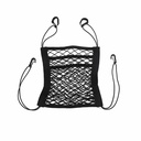 Car Seat Nylon Elastic Mesh Net Storage Pocket Bag Holder Back Rear Trunk Organizer
