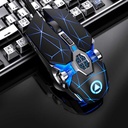 A7 2.4GHz Wireless Rechargeable Optical Mouse 7 Buttons 1600 DPI USB Gaming Office Silent Mice