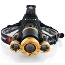 USB Rechargeable Zoom Led Headlight Induction 3LED T6 Head Lamp