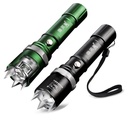 Led Rechargeable Aluminum Alloy Flashlight Defense Flashlight