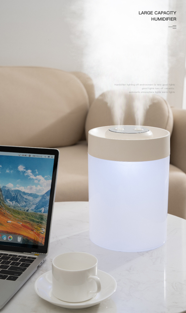 4.2L Humidifier Double Spray Mist Maker Aromatherapy Essential Oil Diffuser