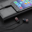 Metal heavy bass earphones WJHH