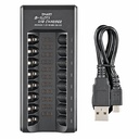 8 Slots Electric Battery Charger Intelligent Fast Led Indicator Usb Charger For Aa/aaa Ni-mh/ni-cd Rechargeable Battery
