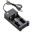 BmaX 2 Slots Battery Charger Intelligent Fast LED Indicator USB 10440 14500 16340 16650 18350 18500 18650 26650 Rechargeable