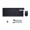 Wolftu LT500 rechargeable wireless keyboard and mouse set anti-spill game office home mute laptop keyboard