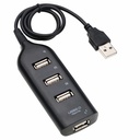 4 Port USB 2.0 Hub Particularly great for recent notebooks that provide a limited number of USB ports