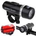 5LED Bike Light MTB Road Bicycle Headlight Butterfly Back Rear Taillight Cycling Safety Warning Light Bicycle Lamp Flashlight