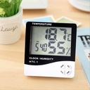 HTC-1 indoor electronic thermometer Hygrometer alarm clock