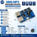 MP3 lossless decoding board with built-in amplifier MP3 module MP3 decoder TF card U disk decoding player