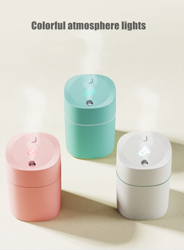 220ML Mini Humidifier Home Aromatherapy Diffuser USB Aroma Mist Maker With Light