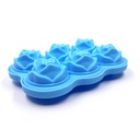 6 Grids Reusable Silicone Rose Ice Cube Mold