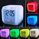 Colorful light LED alarm clock Color Night Light, Large LED Display, Dual Alarm, Dimmer, USB Charger Port