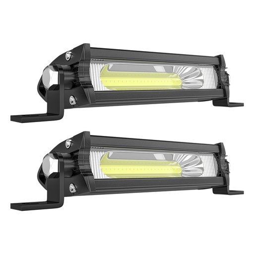 DXZ car LED strip light mini small single row COB 9W work light modified daytime running light motorcycle auxiliary light