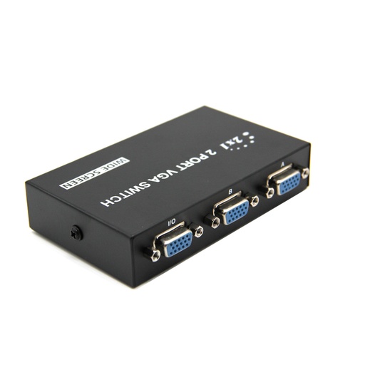 2 in 1 Out 2 Port VGA Selector Box VGA/SVGA Manual Sharing Selector Switch Box Switcher Splitter