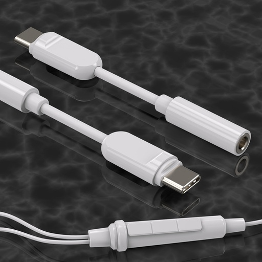 Type-C to 3.5mm headphone adapter