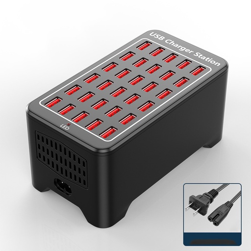 150W Multi USB Charger 30 Port USB Fast Charging Station Universal Charger