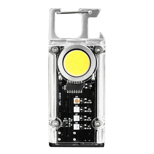 Keychain Flashlight Mini Usb Rechargeable Outdoor Waterproof Led Light Magnet Bottle Opener Camping Cob Light Emergency Lamp