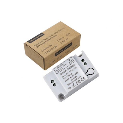 433MHz Universal Wireless RF Remote Control Fan Lamp Light Switch 10A Relay Output RF AC 220V 1CH Receiver Module Transmitter
