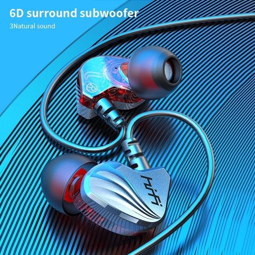S2000 3.5mm Wired Headset Stereo Earbud Headphones With Mic