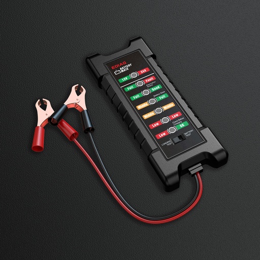 Battery Tester 12V/24V Smart LED Lawn Mower Motor Yacht Car Battery Tester Clip Model
