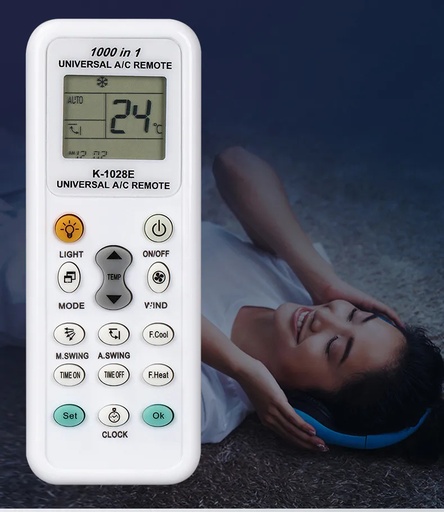 1000 in 1 Universal air conditioner remote control K-1028E global model one-click setting