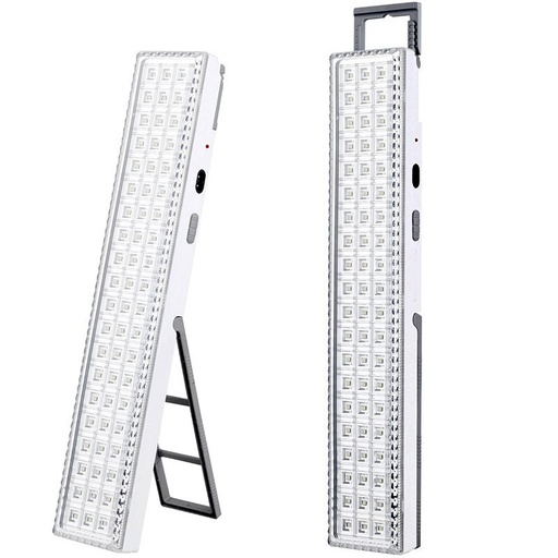 60LEDs Wall-Mounted Lamp Portable Lighbar Power Outage Emergnecy Lighting Rechargeable Light