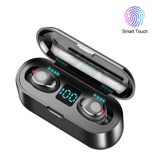 F9 TWS Bluetooth 5.0 Earphone Wireless Headphone Stereo Headset Sport Earbuds Microphone With Charging Box