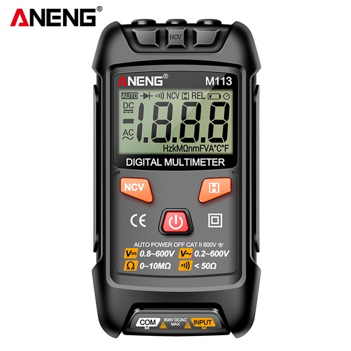ANENG M113 Automatic Professional Digital Multimeter 1999 Counts Auto AC/DC Voltage Tester Ohm Current Ammeter Detector Tool