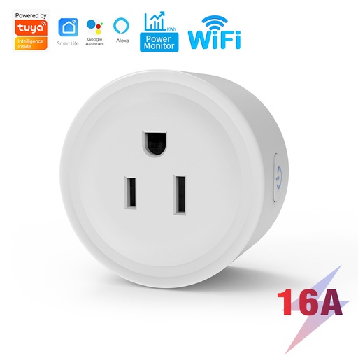 Tuya Smart life wifi metering socket smart plug mobile phone remote voice control (ESS Gadgets)