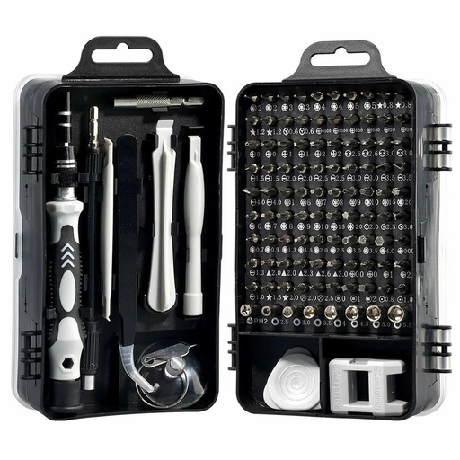 115 in 1 Screwdriver Set Anti-slip Handle Magnetic Screwdriver for DIY Work Small Electronic Devices Disassembly Tools
