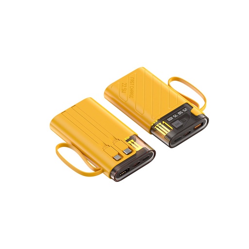 10000mAh PD22.5W super fast charging with built-in cable power bank