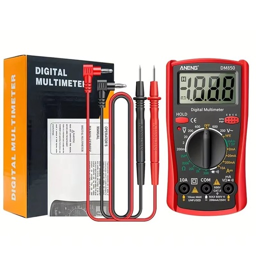 ANENG DM850 Automatic Professional Digital Multimeter 1999 Counts Auto AC/DC Voltage Tester Ohm Current Ammeter