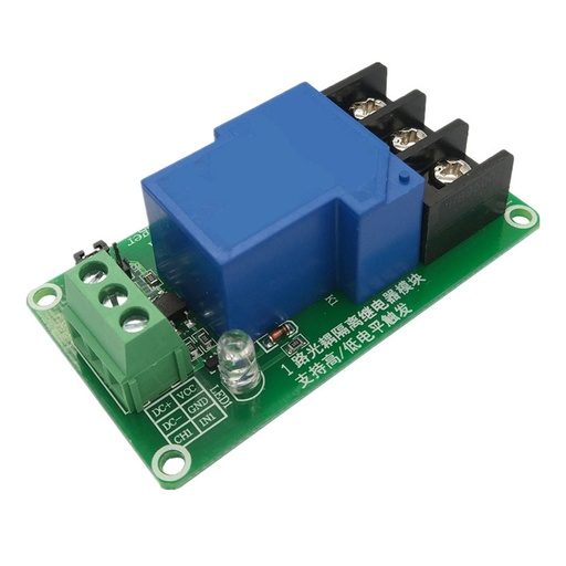 5V 12V 24V Supports High And Low Triger 1 Channel Relay Module 30A With Optocoupler Isolation