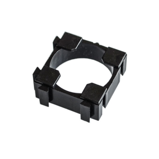 Single 18650 lithium battery combination fixed bracket with bayonet