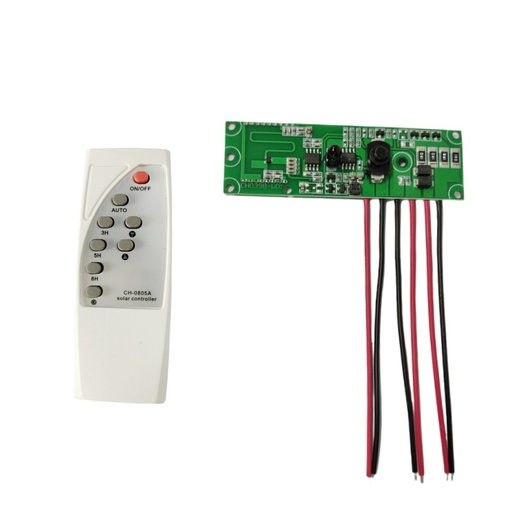 3.2V3.7V Solar Street Lamp Controller Circuit Board of PIR Human Body Induction Solar Lamp with Remote Control Function