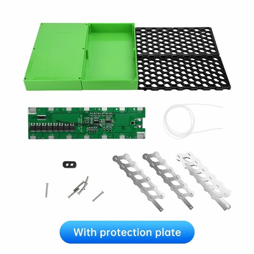 48V 12AH Battery Storage Box 6X14 18650 Holder 13S 30A BMS with Welding Nickel DIY Lithium Battery Battery Storage Box (Battery not include)