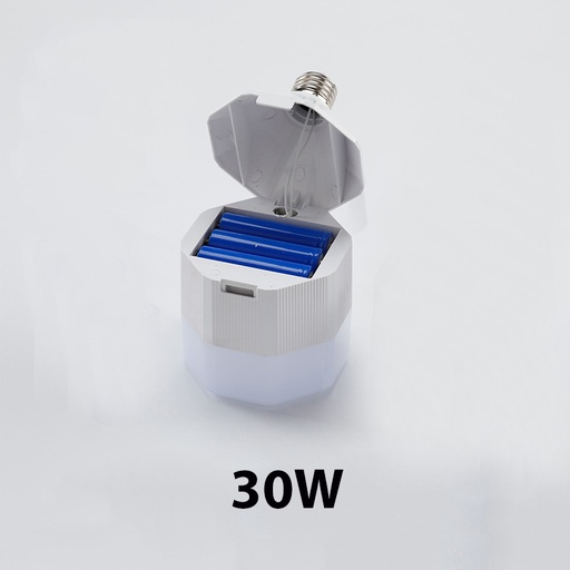 Led emergency bulb removable 18650 battery wide voltage E27 bulb high brightness rechargeable light LED bulb