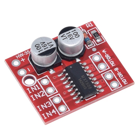2-way DC motor drive module forward and reverse PWM speed regulation dual H-bridge stepper motor mini super L298N