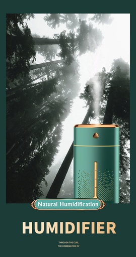 1000ml Air Humidifier Ultrasonic Cool Mist Aromatherapy Humidifier Diffusers with LED Light