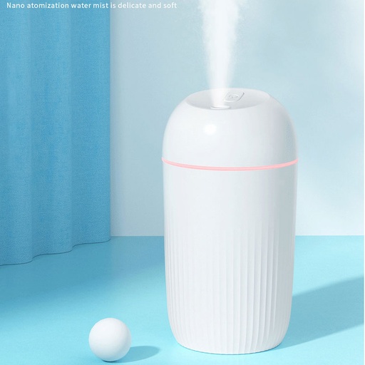 420ml Air Humidifier Silent Household Mist Maker USB Plug Aroma Diffuser Continuous/Intermittent Mode Fine Spray With Led Light