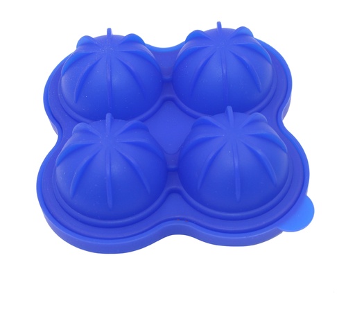 Silicone Ice Ball Maker Mold - 4 Piece 12 X 12 X 5 cm Round Ice Ball