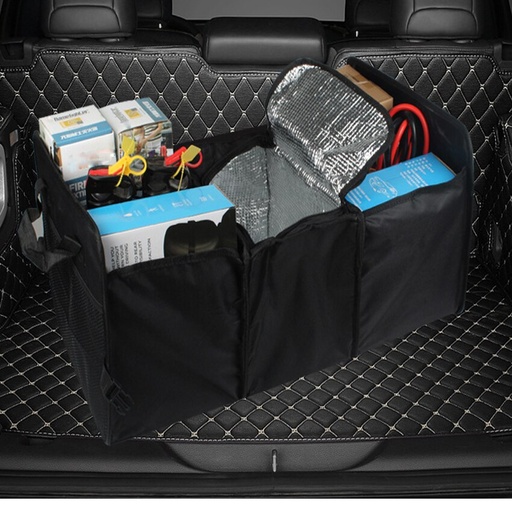 Foldable Insulation Storage Box organizer Drink Food Insulation Basket with handle Car Container Oxford cloth