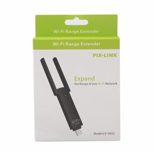 PIX-LINK USB Dual 300Mbps 802.11b/g/n Wireless Wi-Fi Router Repeater Extender